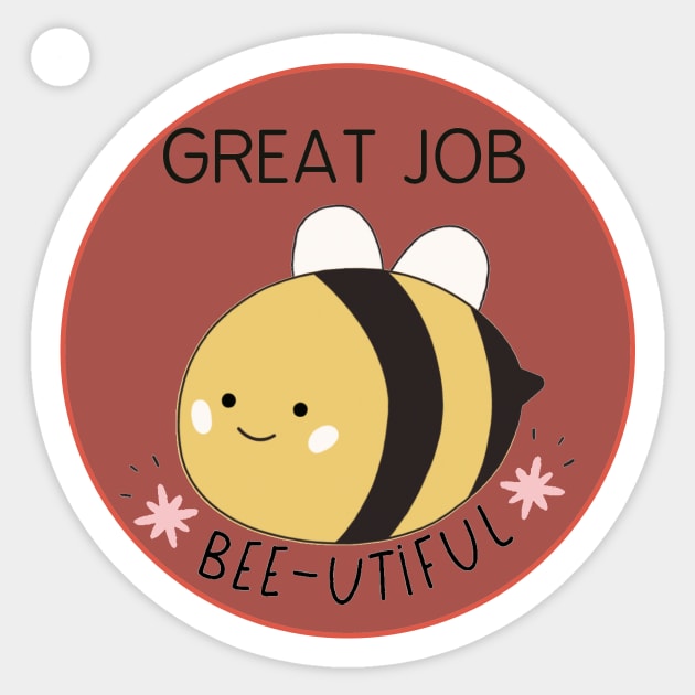 Great job beeutiful Sticker by IOANNISSKEVAS